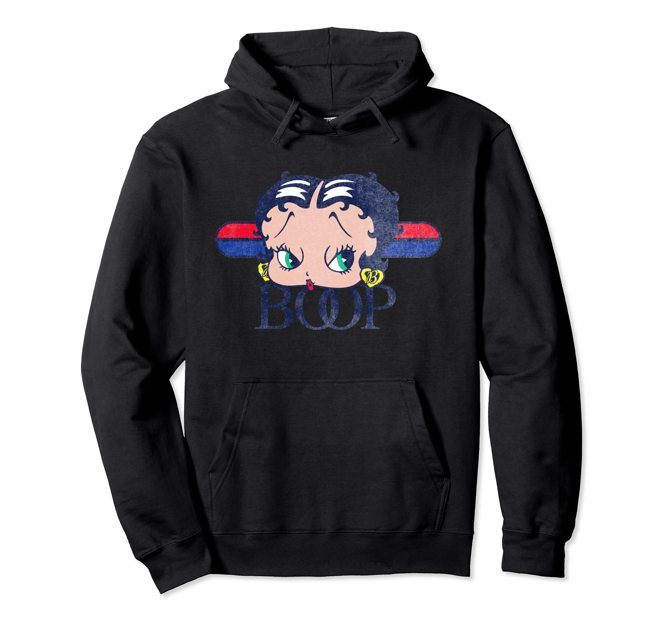 Betty Boop Distressed Sweetheart Portrait Hoodie - Trendy Graphic Unisex - T-Shirt, Sweatshirt, Hoodie