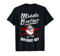 Middle Brother Birthday Baseball Bday Party T-Shirt - Trendy Graphic Unisex - T-Shirt, Sweatshirt, Hoodie