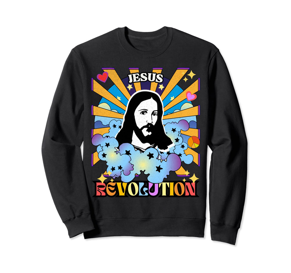 Jesus Revolution Bible Verse Sweatshirt - Aesthetic Graphic Unisex - T-Shirt, Sweatshirt, Hoodie