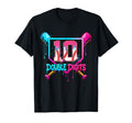 Baseball Drip 10Th Birthday Double T-Shirt - Unique Graphic for Adults - T-Shirt, Sweatshirt, Hoodie