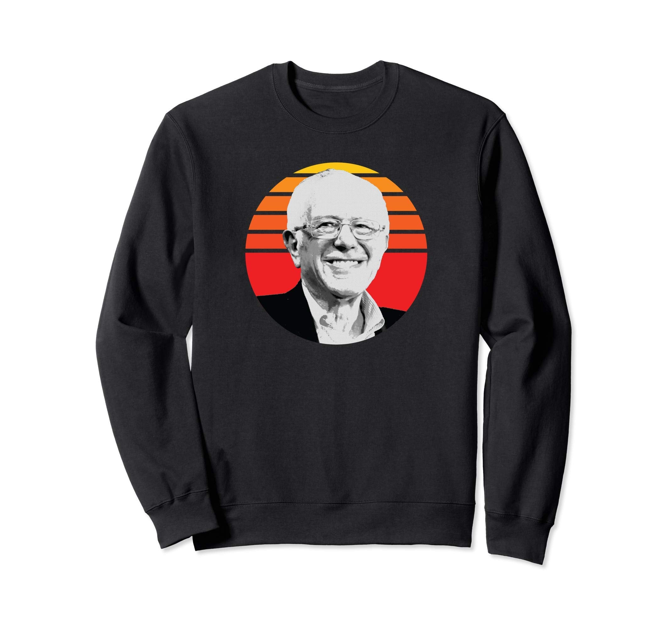 Bernie Sanders Black White Picture Sweatshirt - Unique Graphic for Adults - T-Shirt, Sweatshirt, Hoodie