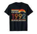 1992 34Th Birthday 34 Yrs Old T-Shirt - Minimalist Print Men Women - T-Shirt, Sweatshirt, Hoodie