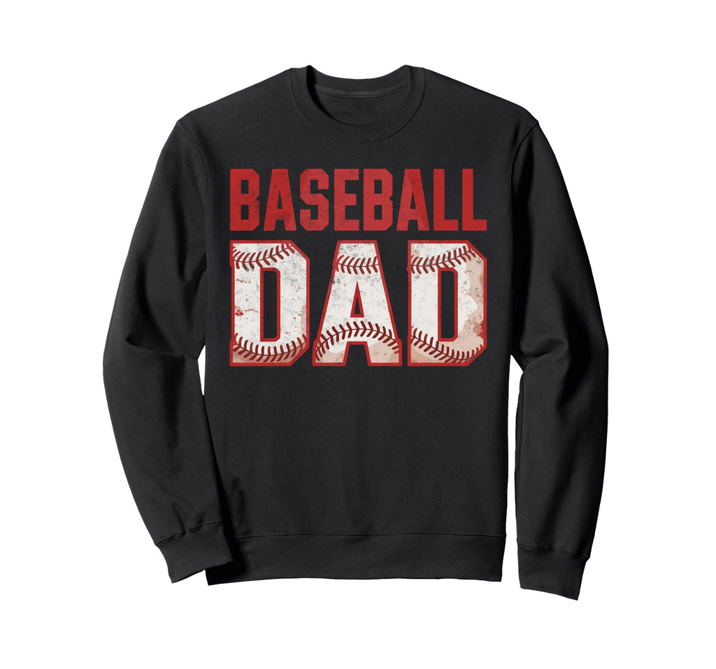 Baseball Dad Father Player Fan Sweatshirt - Custom Art Print Unisex - T-Shirt, Sweatshirt, Hoodie