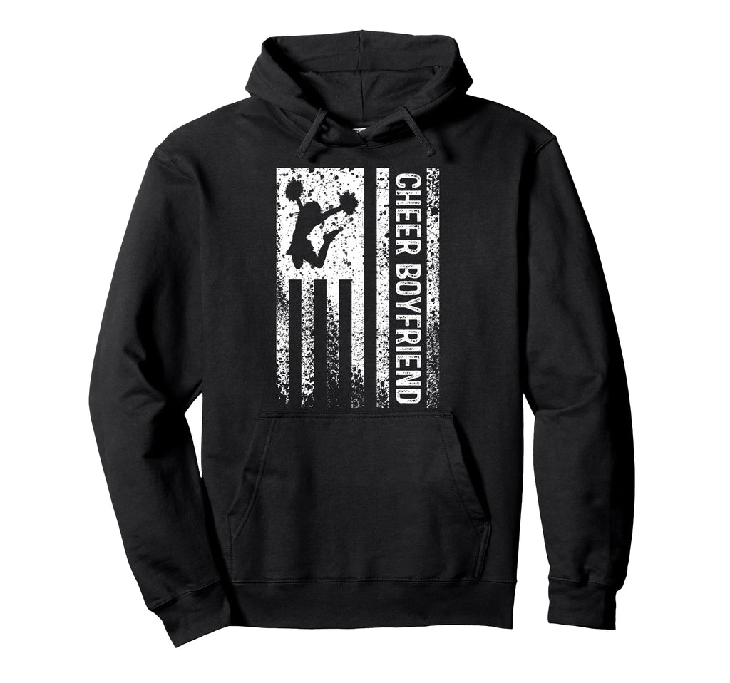 Cheer Boyfriend American Flag Bf Hoodie - Custom Art Print Unisex - T-Shirt, Sweatshirt, Hoodie