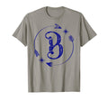 Initial B Monogram Boho Name Letter B T-Shirt - Minimalist Print Unisex - T-Shirt, Sweatshirt, Hoodie