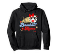 Womens Game Day Fun Ballpark Mommy Real Hoodie - Unique Graphic for Adults - T-Shirt, Sweatshirt, Hoodie