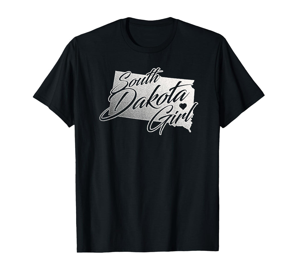 South Dakota Distressed State T-Shirt - Aesthetic Graphic for Adults - T-Shirt, Sweatshirt, Hoodie