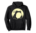 Aesthetic Grumpy Frog Ukiyo Japanese Hoodie - Minimalist Print for Adults - T-Shirt, Sweatshirt, Hoodie