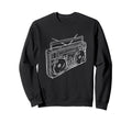 80S 90S Old School Music Hip Hop Sweatshirt - Trendy Graphic Men Women - T-Shirt, Sweatshirt, Hoodie