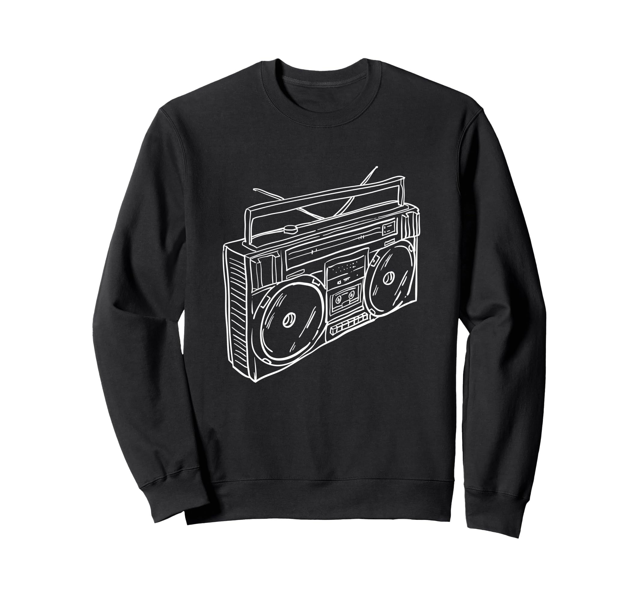 80S 90S Old School Music Hip Hop Sweatshirt - Streetwear Style Unisex - T-Shirt, Sweatshirt, Hoodie