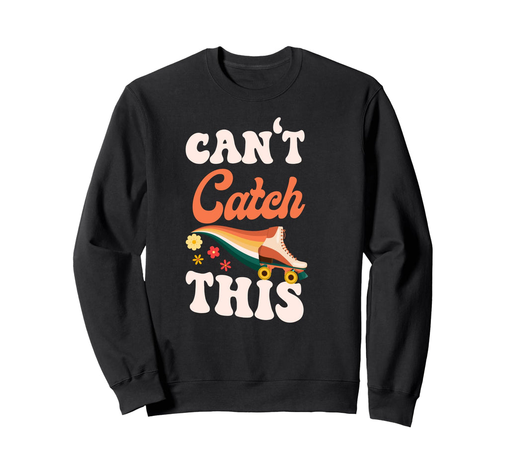 Roller Skating Skate 1970S Sweatshirt - Novelty Apparel for Adults - T-Shirt, Sweatshirt, Hoodie