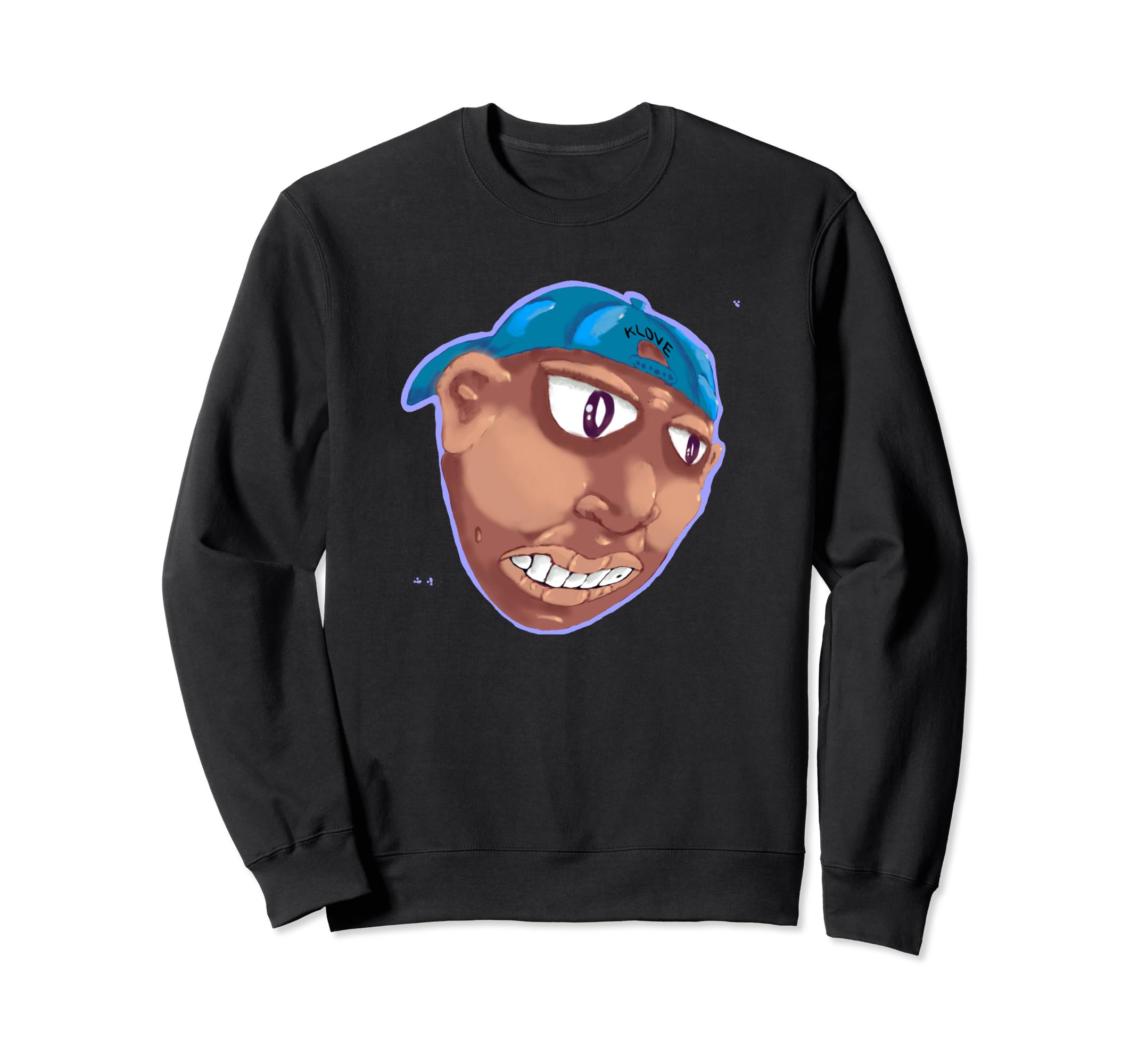 Graffiti Face Hiphop Oldschool Sweatshirt - Graphic Print for Adults - T-Shirt, Sweatshirt, Hoodie