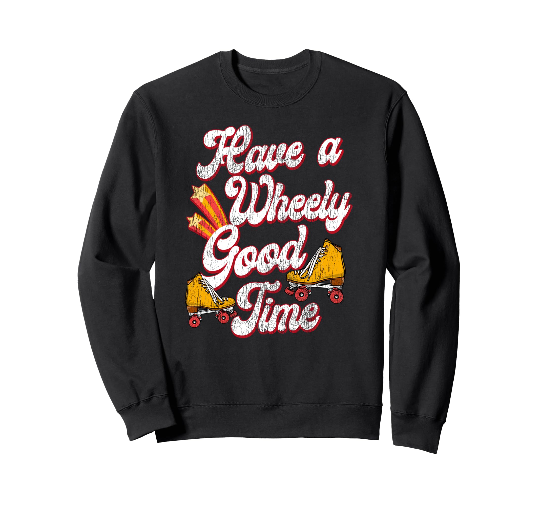 Roller Skating Skate 1970S Sweatshirt - Casual Everyday Wear for Adults - T-Shirt, Sweatshirt, Hoodie