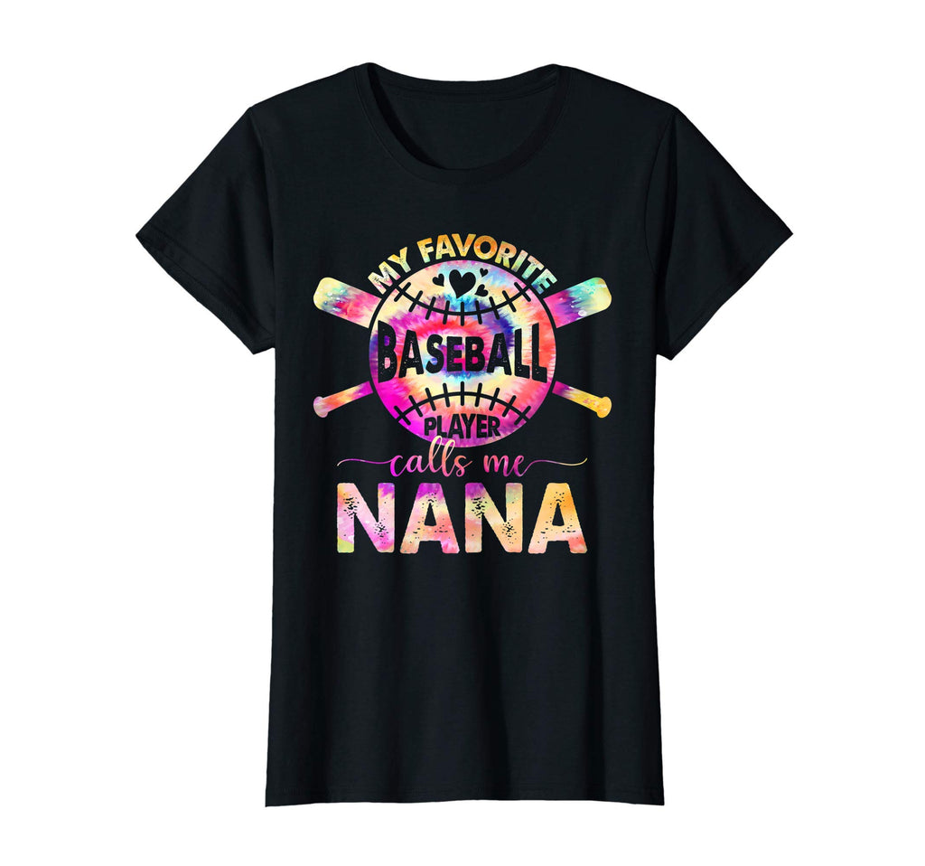 Womens Proud Nana Baseball Player Tie T-Shirt - Minimalist Print Men Women - T-Shirt, Sweatshirt, Hoodie