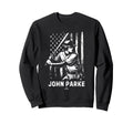 Player Illustration Flag John Sweatshirt - Casual Everyday Wear for Adults - T-Shirt, Sweatshirt, Hoodie