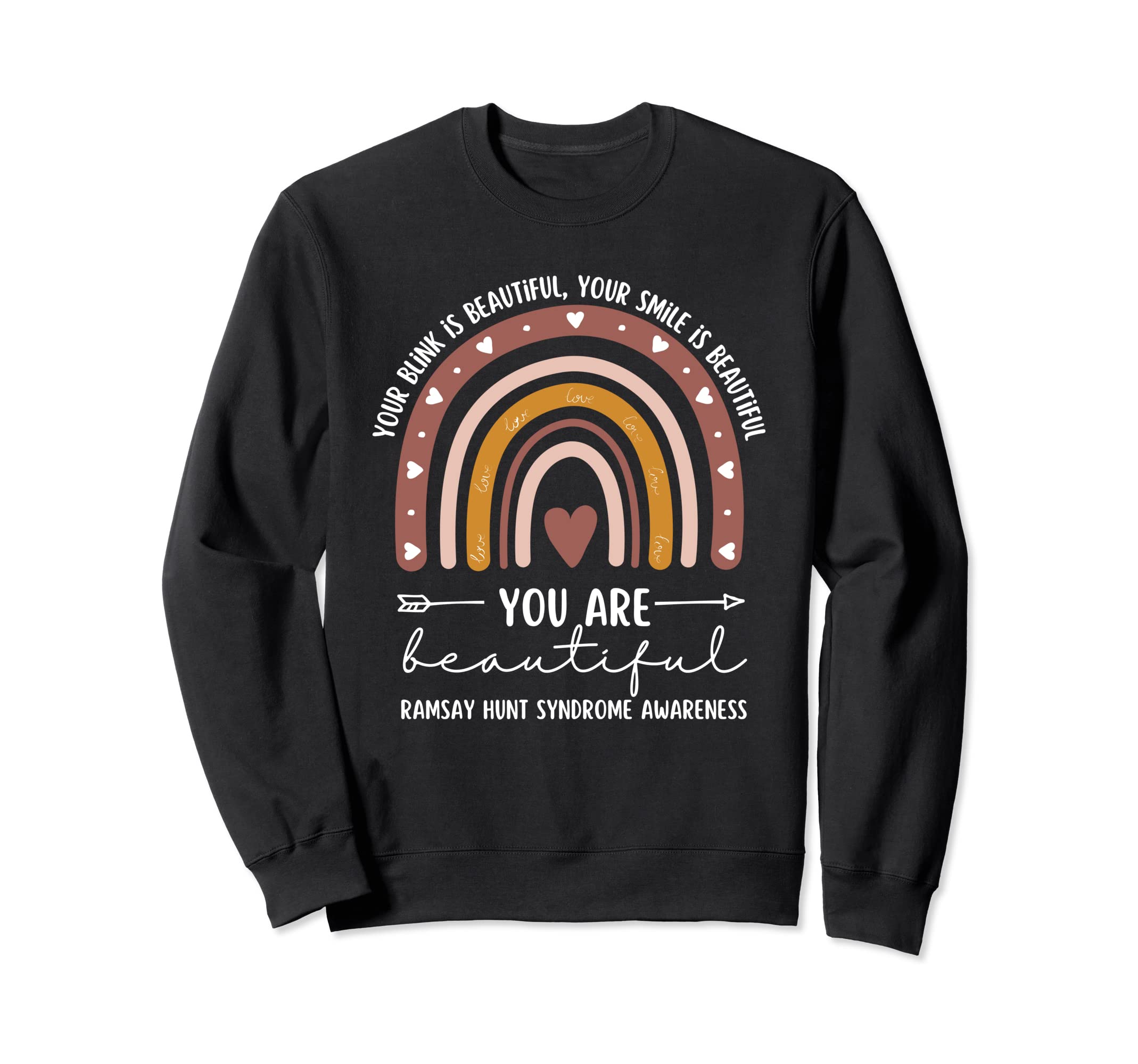 Ramsay Hunt Syndrome Awareness Sweatshirt - Casual Everyday Wear Men Women - T-Shirt, Sweatshirt, Hoodie