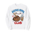Baseball Moms Club Iced Coffee Sweatshirt - Aesthetic Graphic for Adults - T-Shirt, Sweatshirt, Hoodie