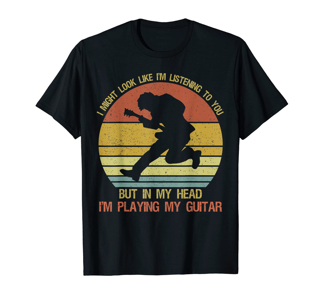I Might Like Im Listening To You Guitar T-Shirt - Custom Art Print Unisex - T-Shirt, Sweatshirt, Hoodie