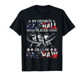 My Favorite Baseball Player Calls Me T-Shirt - Trendy Graphic Unisex - T-Shirt, Sweatshirt, Hoodie