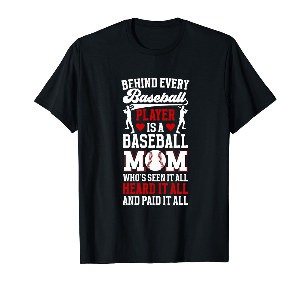 Funny Baseball Mom Baseball Player Mama T-Shirt - Fun Novelty Design Unisex - T-Shirt, Sweatshirt, Hoodie