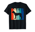 Boxer Stripes 60S 70S 80S Silhouette Dog T-Shirt - Unique Graphic Men Women - T-Shirt, Sweatshirt, Hoodie