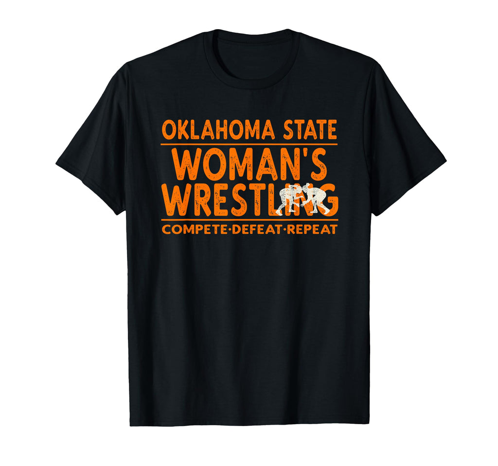 Oklahoma State Womens Wrestling T-Shirt - Minimalist Print Men Women - T-Shirt, Sweatshirt, Hoodie