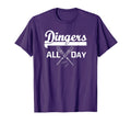 Dingers All Day Baseball Mom And Dad T-Shirt - Streetwear Style for Adults - T-Shirt, Sweatshirt, Hoodie