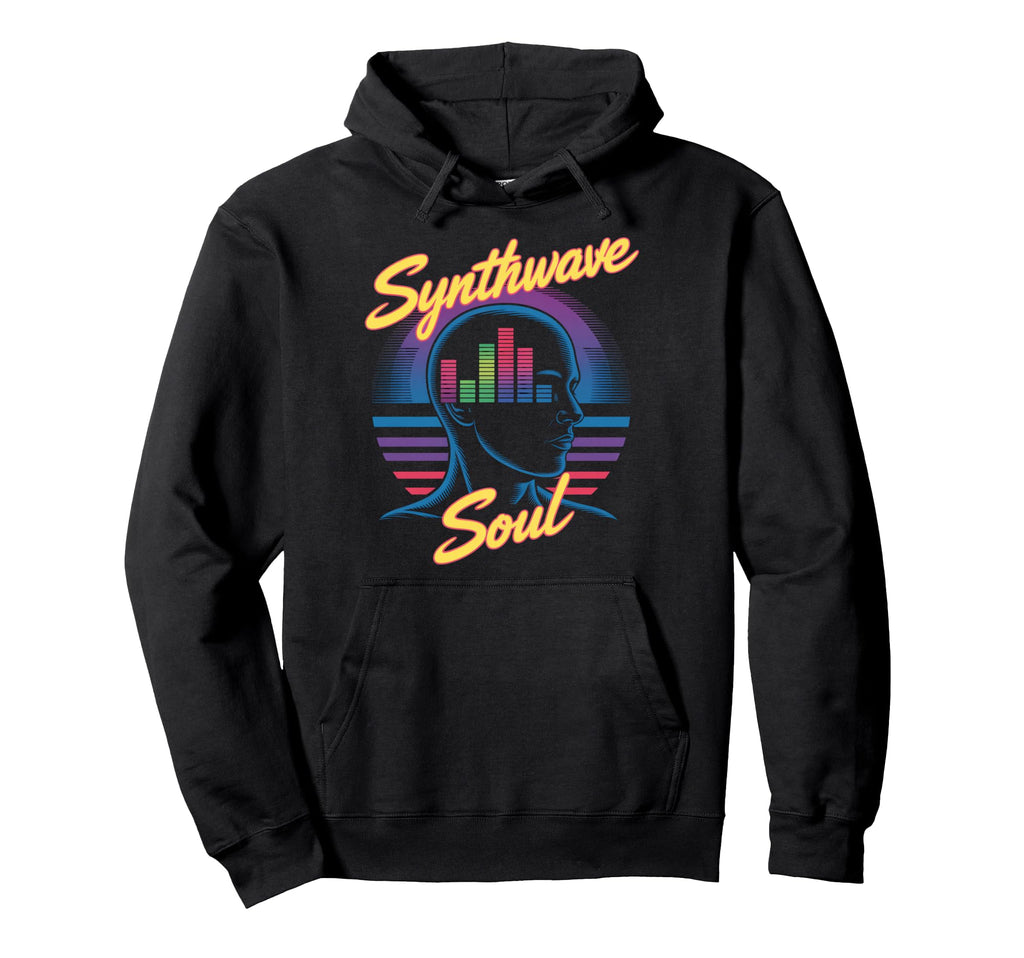Synthwave Soul Wave Aesthetic Vaporwave Hoodie - Streetwear Style Men Women - T-Shirt, Sweatshirt, Hoodie