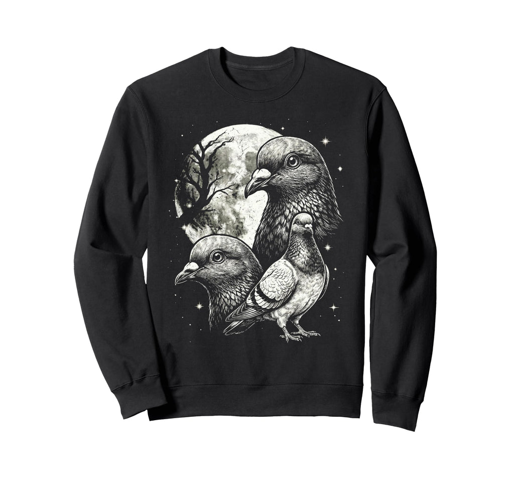 Pigeon 90S Aesthetic Y2K Weird Pigeon Sweatshirt - Custom Art Print Unisex - T-Shirt, Sweatshirt, Hoodie