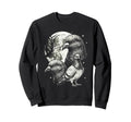 Pigeon 90S Aesthetic Y2K Weird Pigeon Sweatshirt - Custom Art Print Unisex - T-Shirt, Sweatshirt, Hoodie