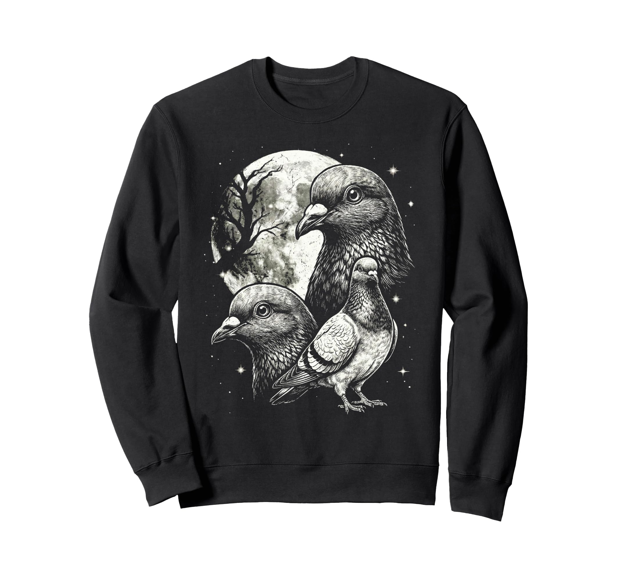 Pigeon 90S Aesthetic Y2K Weird Pigeon Sweatshirt - Custom Art Print Unisex - T-Shirt, Sweatshirt, Hoodie