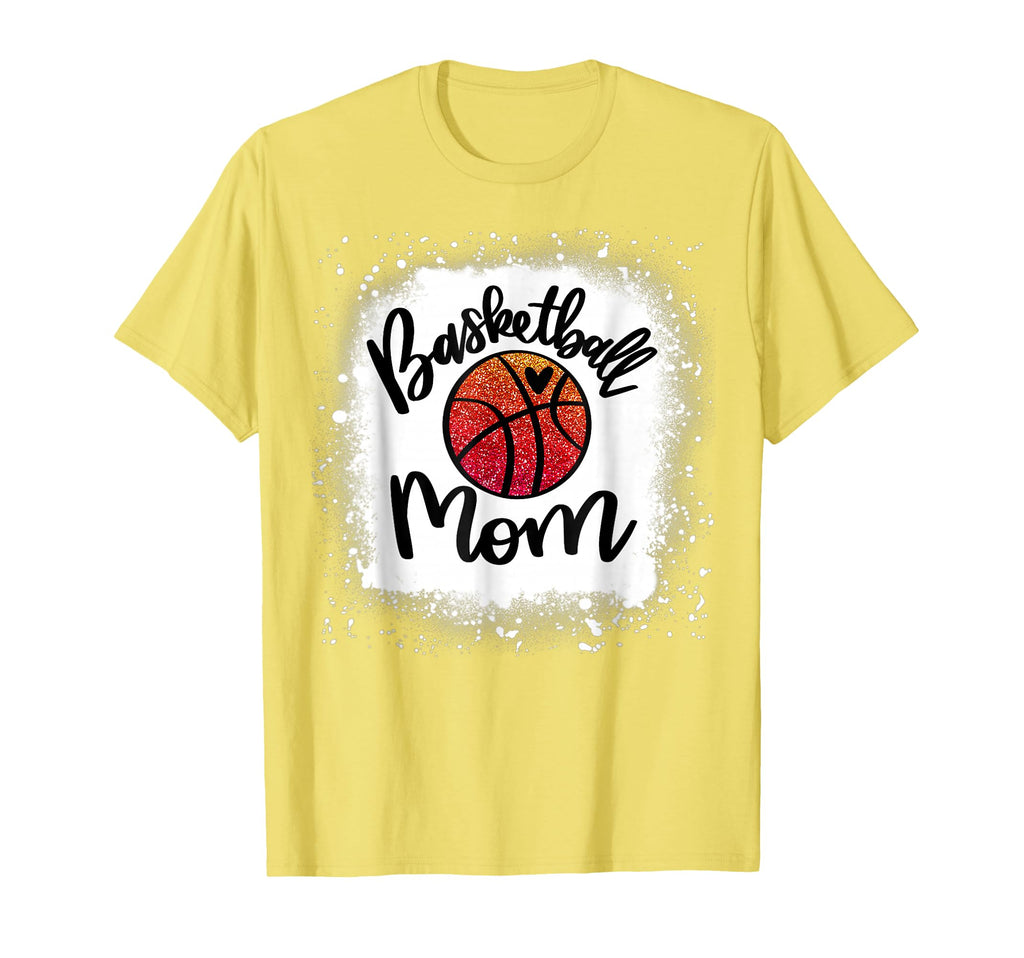 Leopard Bleached Basketball Mom T-Shirt - Casual Everyday Wear for Adults - T-Shirt, Sweatshirt, Hoodie
