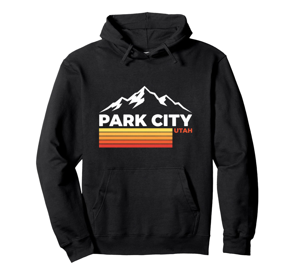 Park City Utah Mountain Skyline Travel Hoodie - Minimalist Print Unisex - T-Shirt, Sweatshirt, Hoodie