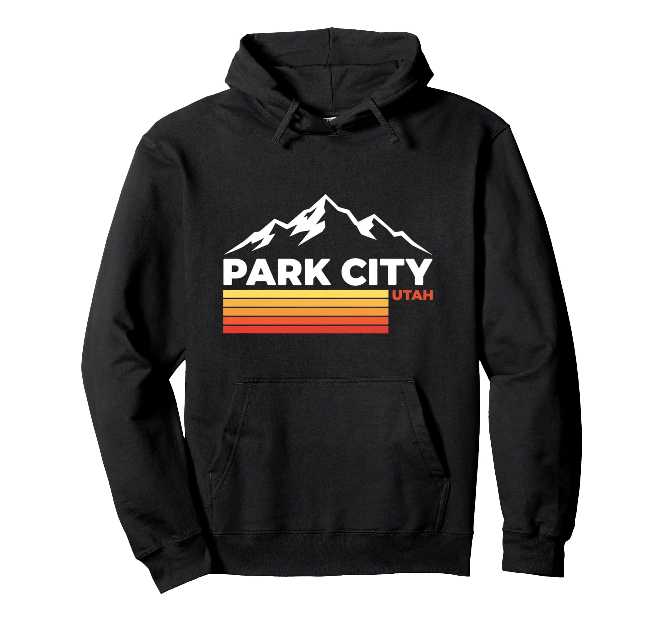 Park City Utah Mountain Skyline Travel Hoodie - Minimalist Print Unisex - T-Shirt, Sweatshirt, Hoodie