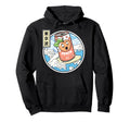 Surfing Peach Soda Japanese Waves Hoodie - Graphic Print for Adults - T-Shirt, Sweatshirt, Hoodie