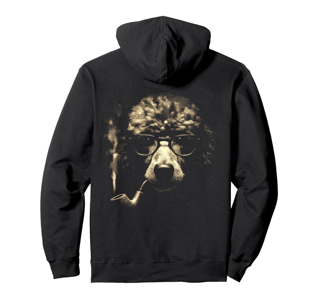 Poodle Glasses Smoking Pipe Grunge Hoodie - Streetwear Style Men Women - T-Shirt, Sweatshirt, Hoodie