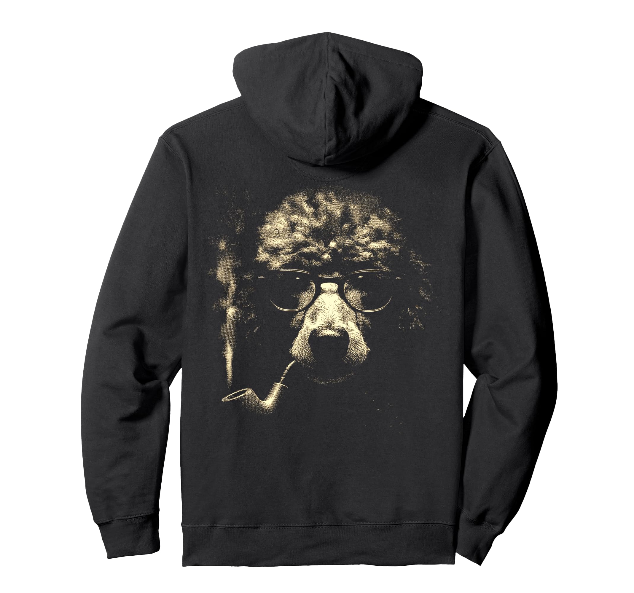 Poodle Glasses Smoking Pipe Grunge Hoodie - Streetwear Style Men Women - T-Shirt, Sweatshirt, Hoodie