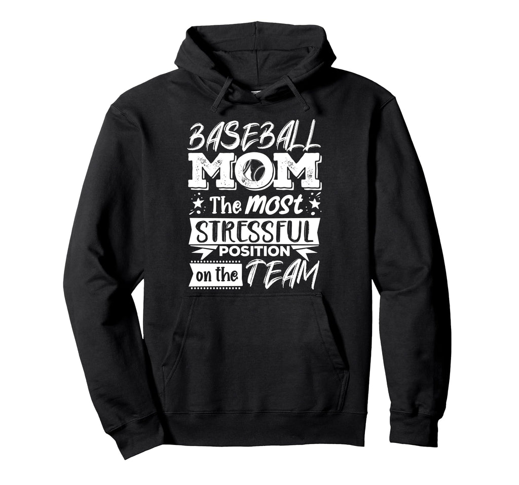 Baseball Mom Baseball Lover Hoodie - Aesthetic Graphic Men Women - T-Shirt, Sweatshirt, Hoodie