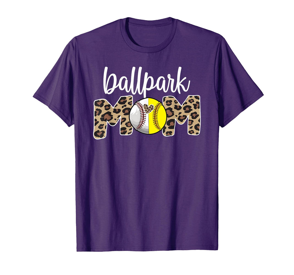 Ballpark Mom Proud Baseball Softball T-Shirt - Streetwear Style for Adults - T-Shirt, Sweatshirt, Hoodie