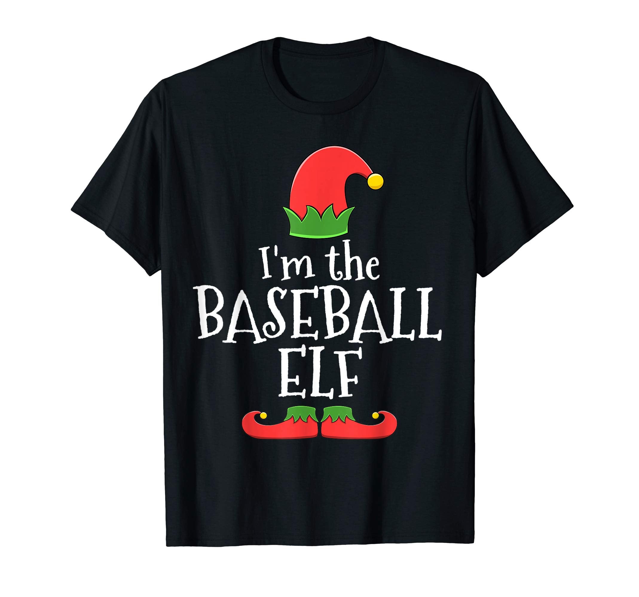 Baseball Elf Matching Family Group T-Shirt - Aesthetic Graphic for Adults - T-Shirt, Sweatshirt, Hoodie
