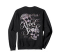 Back Y2K Streetwear Skull Sweatshirt - Trendy Graphic for Adults - T-Shirt, Sweatshirt, Hoodie