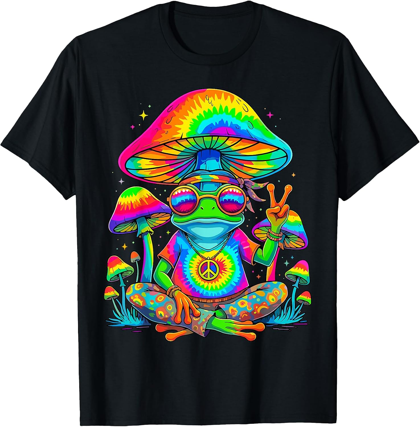 Funny Tie Dye Frog lover - Adult & Kids T-Shirts, Sweatshirts & Hoodies apparel design preview 1