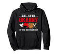 All Star Granny Birthday Baseball Hoodie - Aesthetic Graphic Unisex - T-Shirt, Sweatshirt, Hoodie
