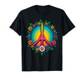 60S 70S Flower Power Groovy Love T-Shirt - Minimalist Print for Adults - T-Shirt, Sweatshirt, Hoodie