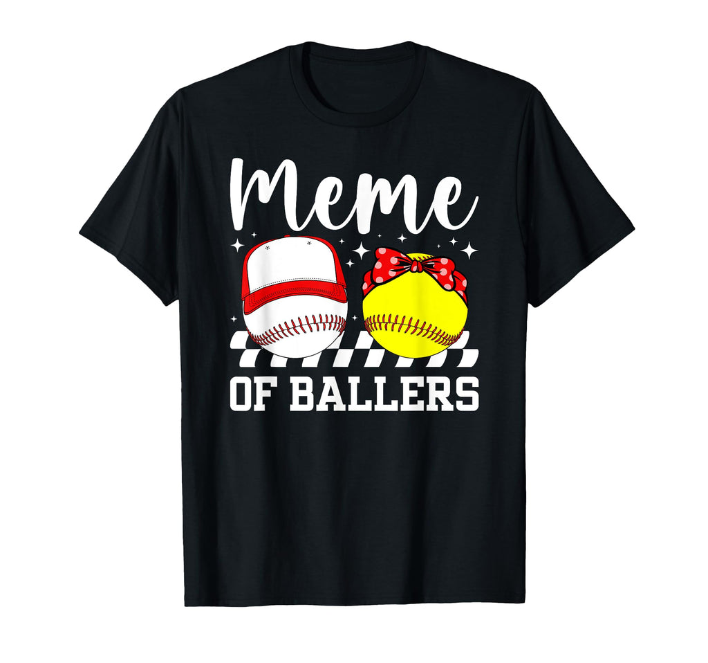 Meme Ballers Baseball Softball Meme Grandma T-Shirt - Trendy Graphic Unisex - T-Shirt, Sweatshirt, Hoodie