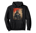 Japanese Samurai Distressed Vibes 13 Hoodie - Minimalist Print Men Women - T-Shirt, Sweatshirt, Hoodie