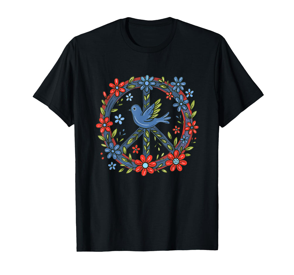 Feminist Protest Peace Floral T-Shirt - Streetwear Style Men Women - T-Shirt, Sweatshirt, Hoodie