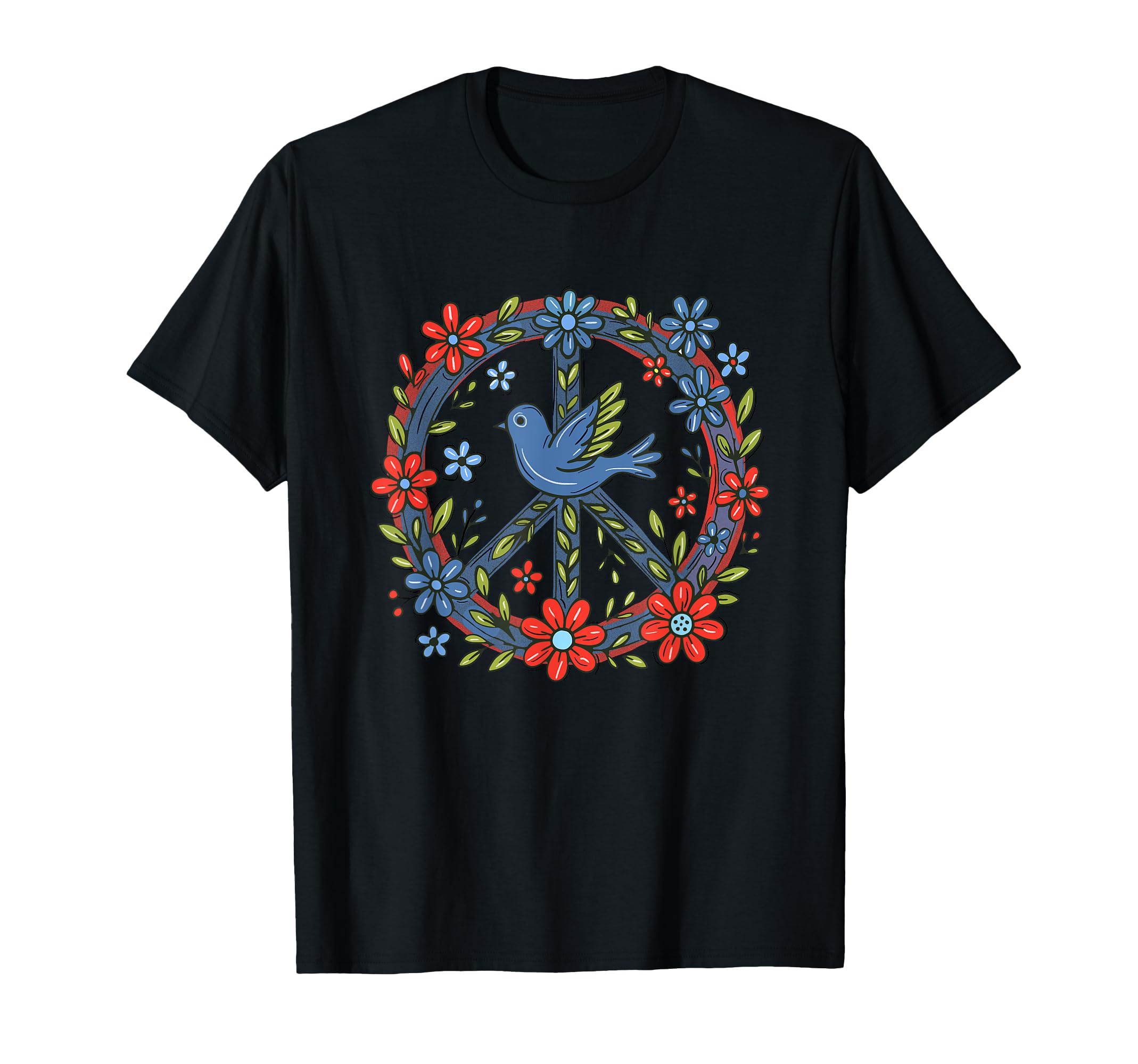 Feminist Protest Peace Floral T-Shirt - Streetwear Style Men Women - T-Shirt, Sweatshirt, Hoodie