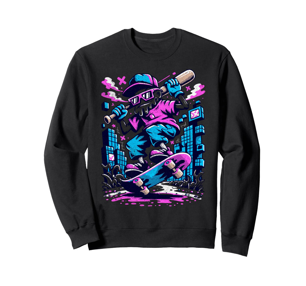 Baseball Drip Gamer Gifts T-Shirt - Custom Art Print for Adults - T-Shirt, Sweatshirt, Hoodie