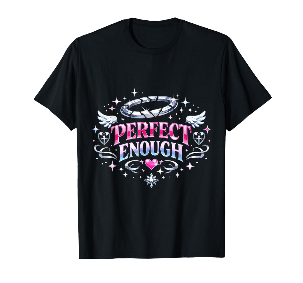 Enough Bratty Y2K Angelcore Aesthetic T-Shirt - Graphic Print for Adults - T-Shirt, Sweatshirt, Hoodie